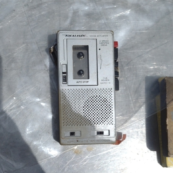 Silver Portable Cassette Recorder - Picture 1 of 2